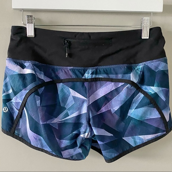 Lululemon Run Times Short Pretty Prism Multi Black - Picture 9 of 12